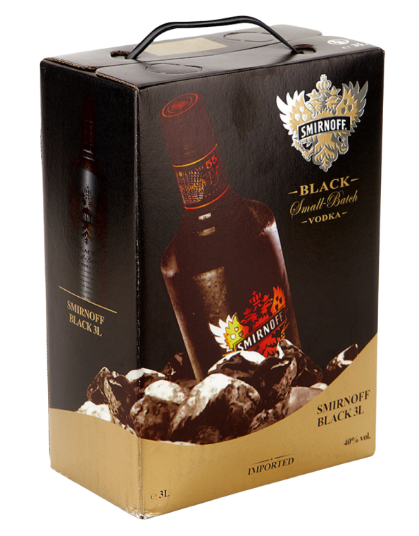 Горілка Смірнофф Блек 3 літри